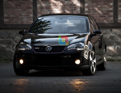 FARI ANTERIORI ADATTI PER VW GOLF 5 LOOK GTI DESIGN SPORTIVO