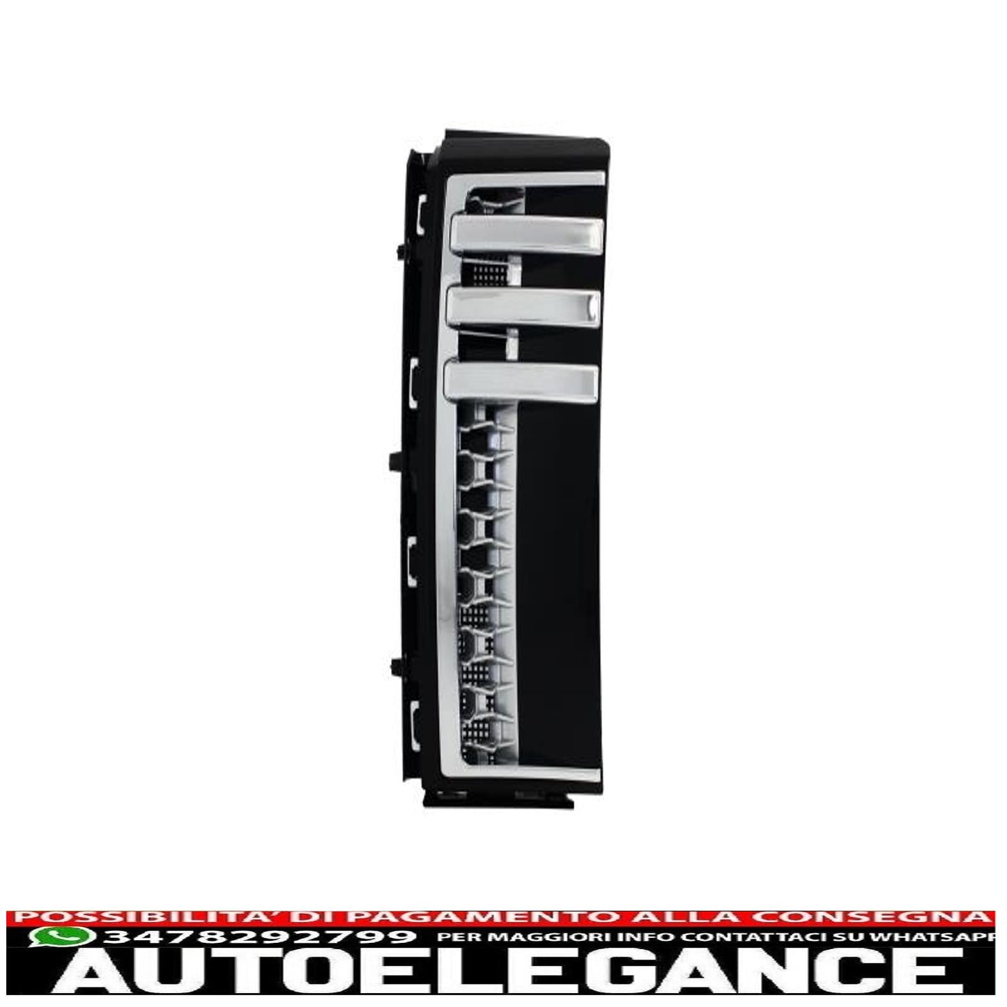 central grille and side vents assembly suitable for land rover vogue iii l322 (2002-2005) autobiography supercharged edition