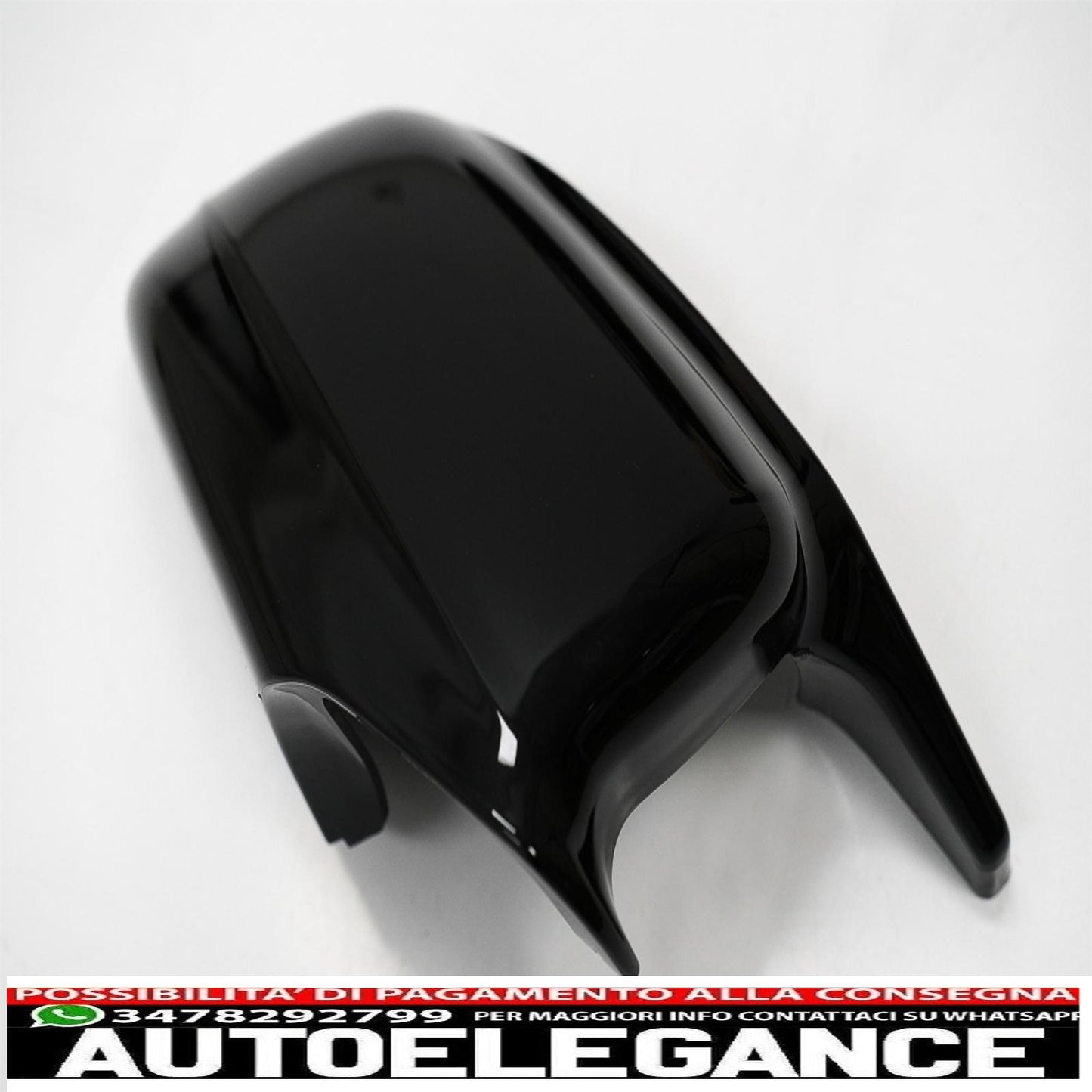Calotte specchietti adatte per BMW Serie 5 F10 F11 F18 Non LCI (07.2010-2013) Piano Black M Design AUTOELEGANCERICAMBI