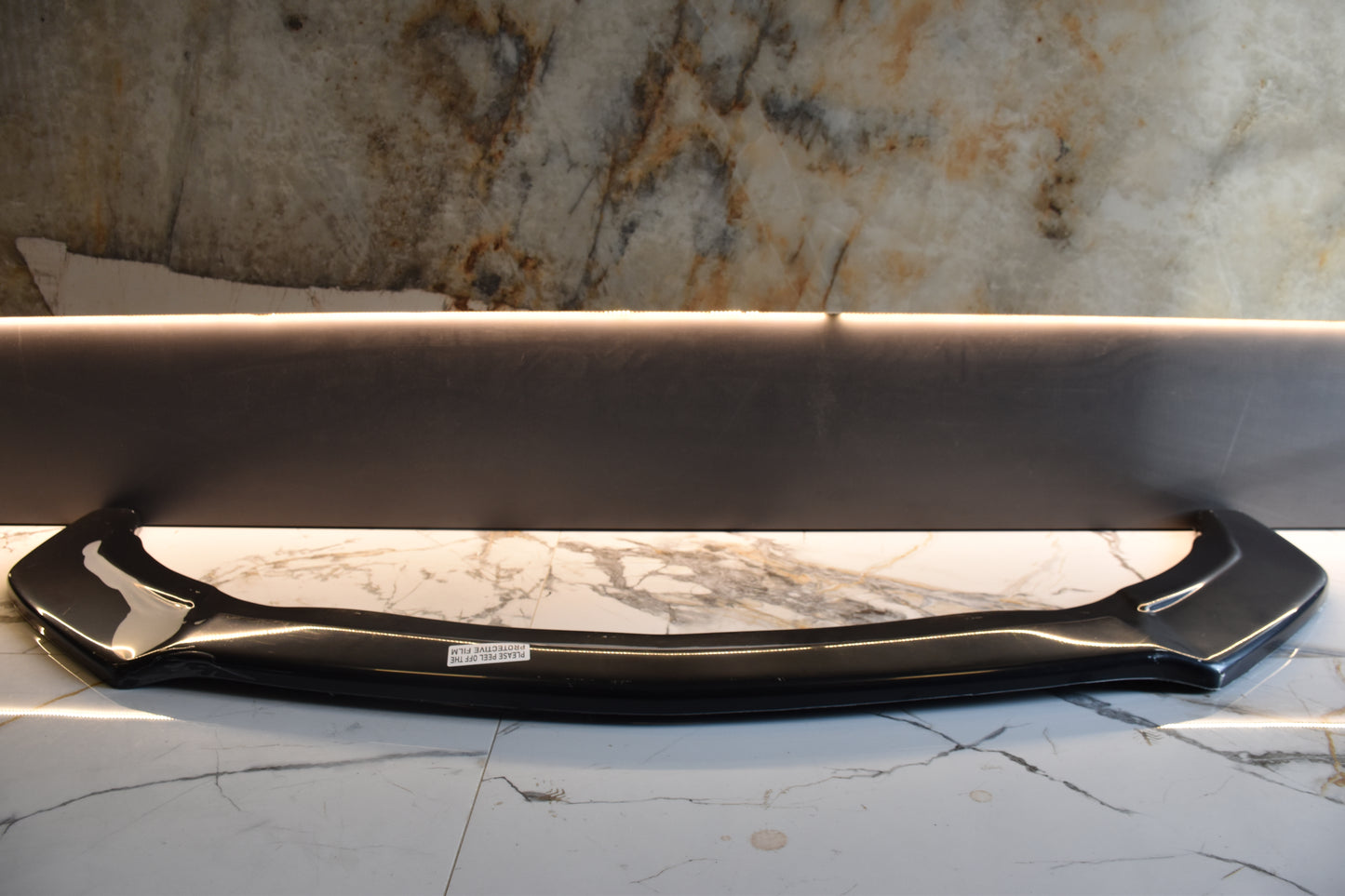 SPLITTER SUITABLE FOR MERCEDES A CLASS W176 2016-2018 GLOSSY BLACK LOOK 