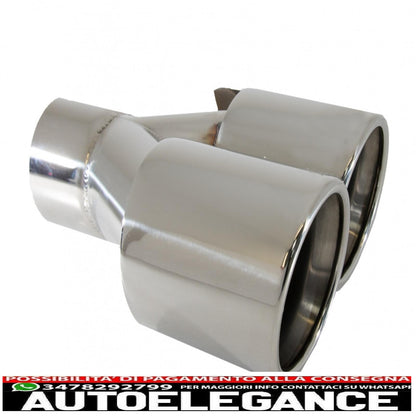 quad exhaust muffler tips fit for bmw 3 series e46 e90 e92 e93 f30 f31 4 series f32 f33 f36 5 series e60 f10 f11 g30 6 series f06 f12 f13 m3 m5 m-power design