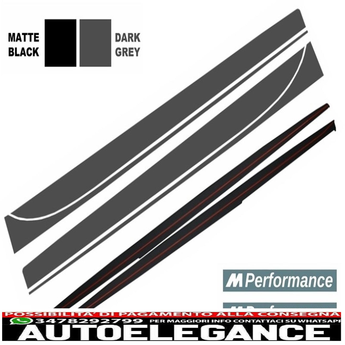 Additional conversion kit extension to m-performance design suitable for BMW 3 Series F30 F31 (2011-up) sedan Touring