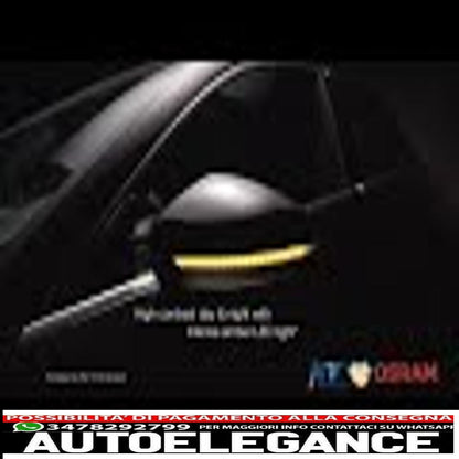 osram dynamic full led mirror indicators ledriving dmi suitable for Seat leon 5f (2012-) ibiza kj (2018-) arona kj (2018-) black 