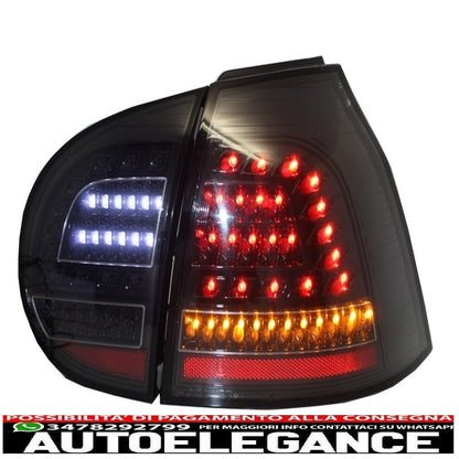 full led rear lights suitable for vw golf v 5 left hand drive (2004-2009) black urban style