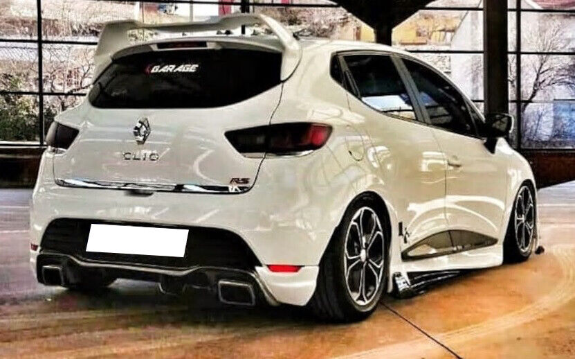 RENAULT CLIO 4 MK4 2012-2019 DIFFUSORE SOTTO PARAURTI POSTERIORE LOOK RS