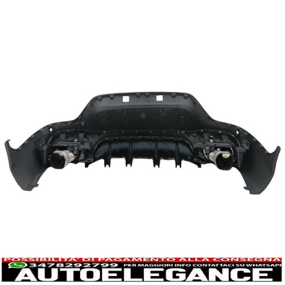 Diffuser for Mercedes GLC Coupe Facelift C253 20+ Tips GLC43 Look 