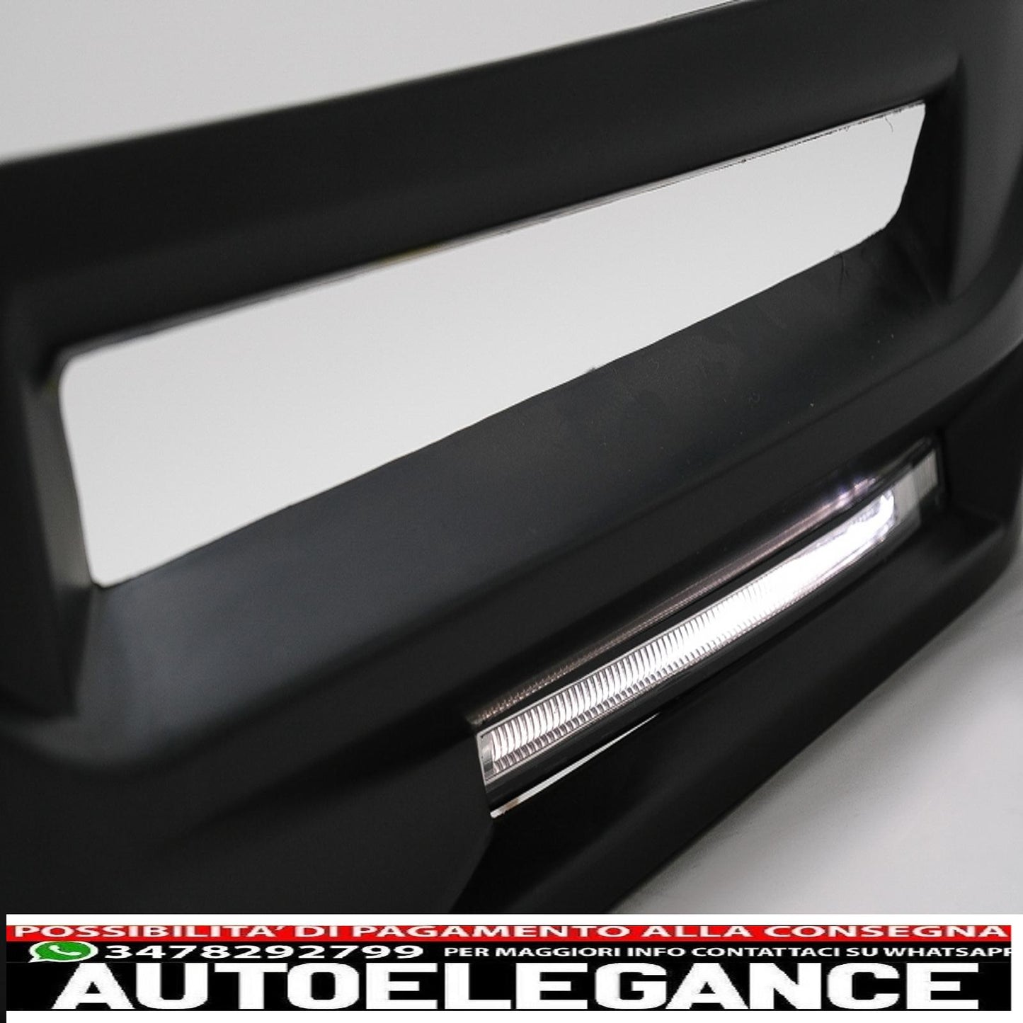 spoiler paraurti anteriore led drl estensione adatto per mercedes classe g facelift w463 w464 g350 g400 g500 (2018-)