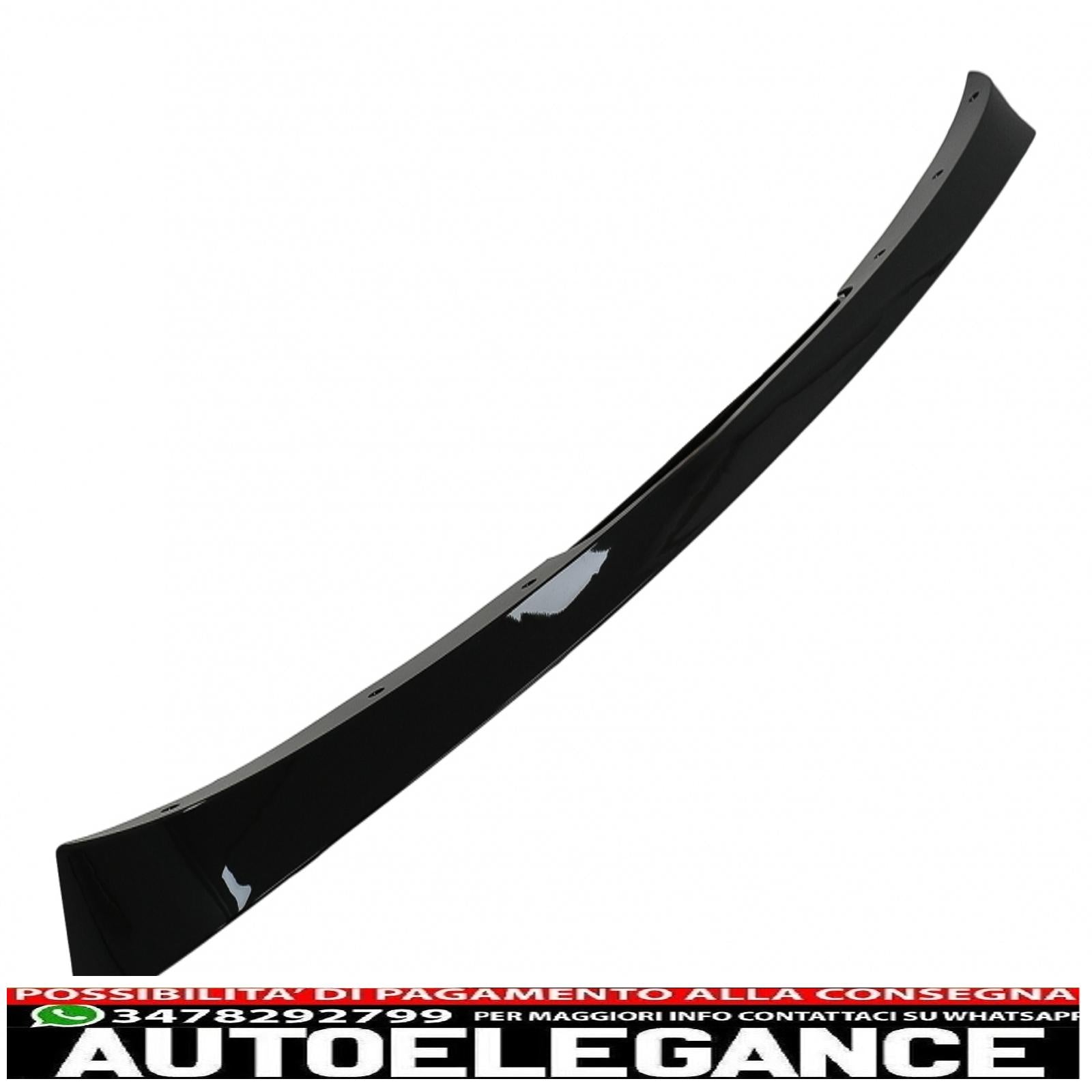 alettone spoiler aggiuntivo sul tetto adatto per vw polo 6r 6c (2009-2017) pianoforte nero AUTOELEGANCERICAMBI