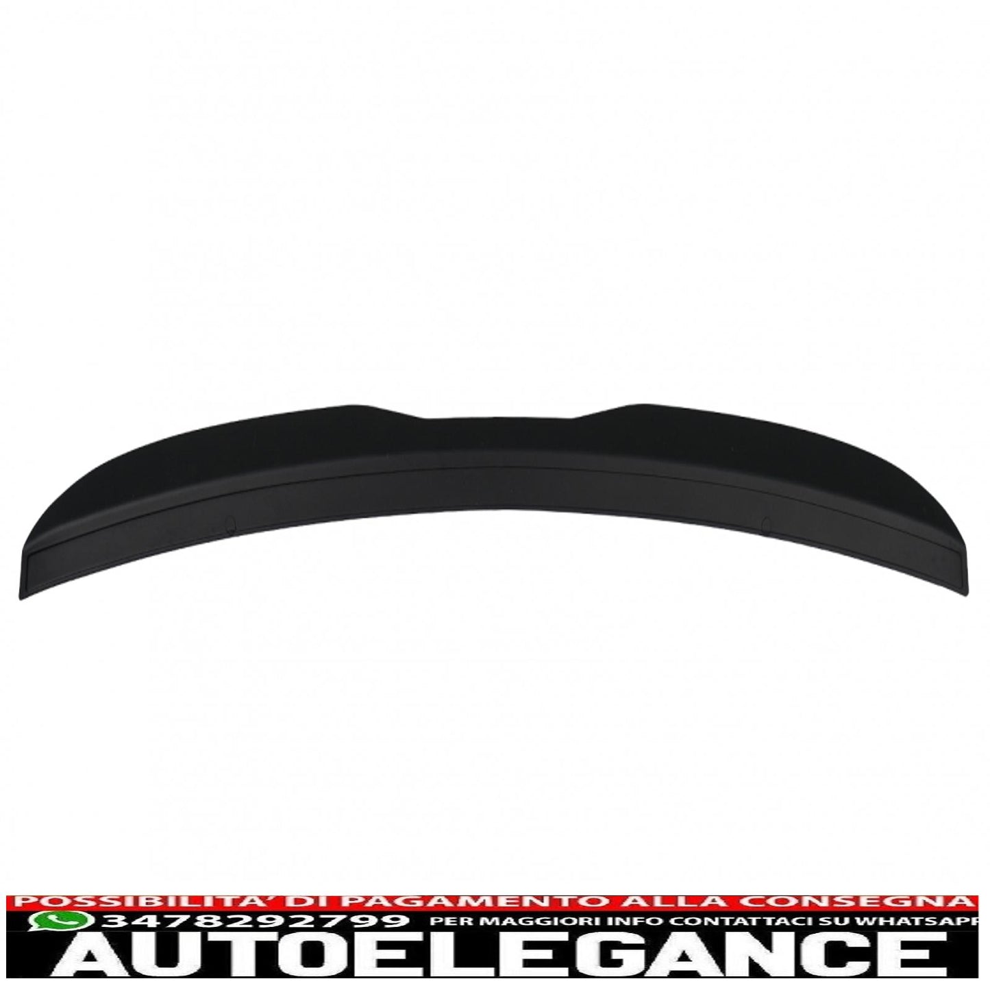 aggiungi l'estensione dell'ala dello spoiler sul tetto adatta per vw polo 6r 6c (2009-2017) pianoforte nero AUTOELEGANCERICAMBI