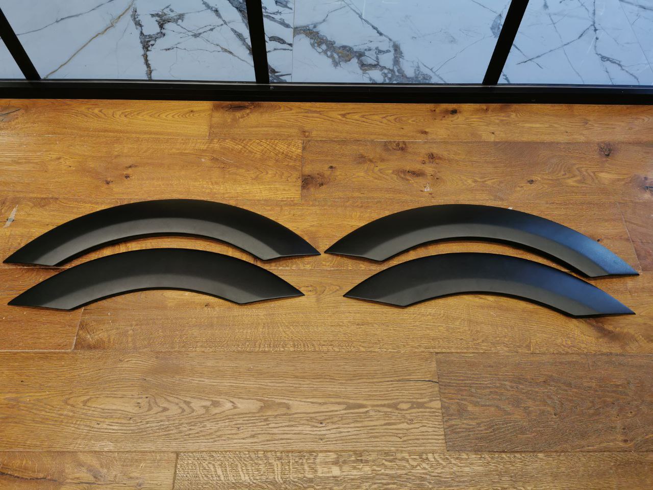 FENDER EXTENSIONS SUITABLE FOR MERCEDES SPRINTER W906 2014-2018 MATT BLACK LOOK