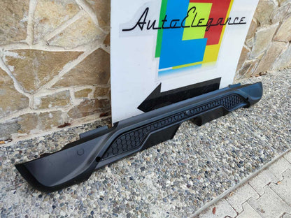 SOTTO PARAURTI POSTERIORE SPOILER SPORTIVO IN ABS PER SMART 453 FORTWO DIFFUSORE