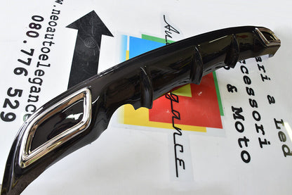 UNDER REAR BUMPER - RENAULT CLIO IV RS DESIGN DIFFUSER IN ABS