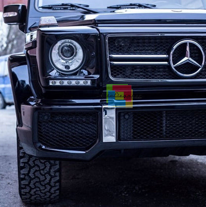 FARI ANTERIORI ADATTI PER MERCEDES CLASSE G W461 W463 1989-2012 LOOK SPORTIVO