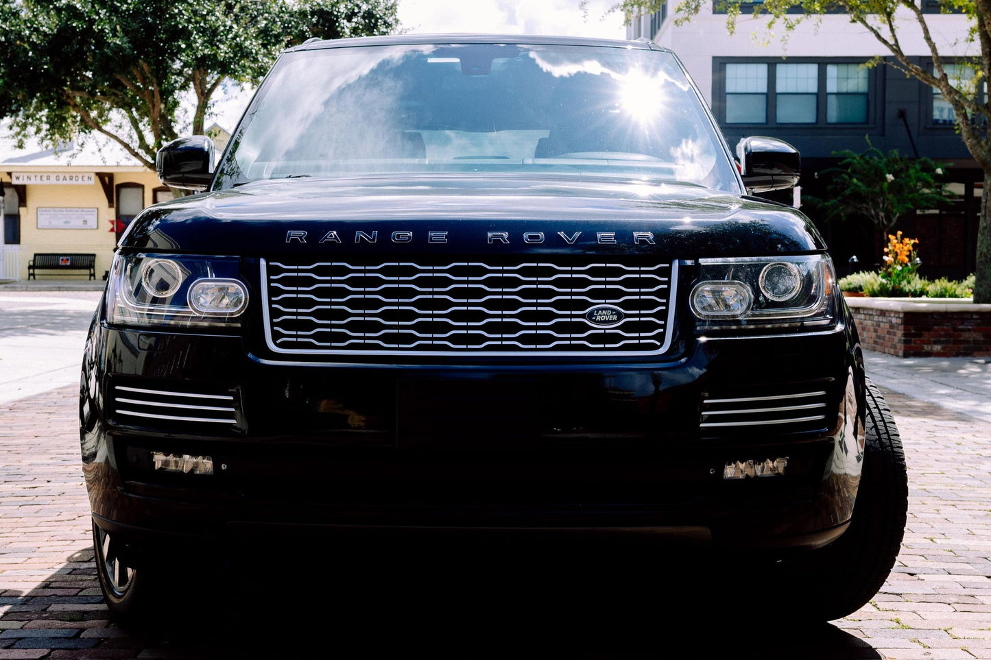 GRIGLIA RANGE ROVER VOGUE L405 2013-2017 LOOK 2018+ NERO E CROMATA