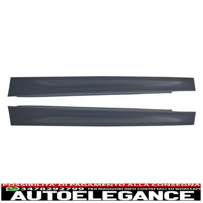 kit carrozzeria completo adatto per bmw serie 3 f30 (2011-2019) design m-performance con parafanghi anteriori e cofano cofano e terminali marmitta carbonio opaco