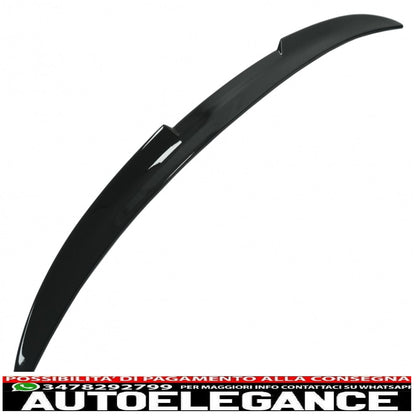 spoiler bagagliaio adatto per bmw serie 3 f30 f80 m3 berlina (2011-2019) pianoforte nero