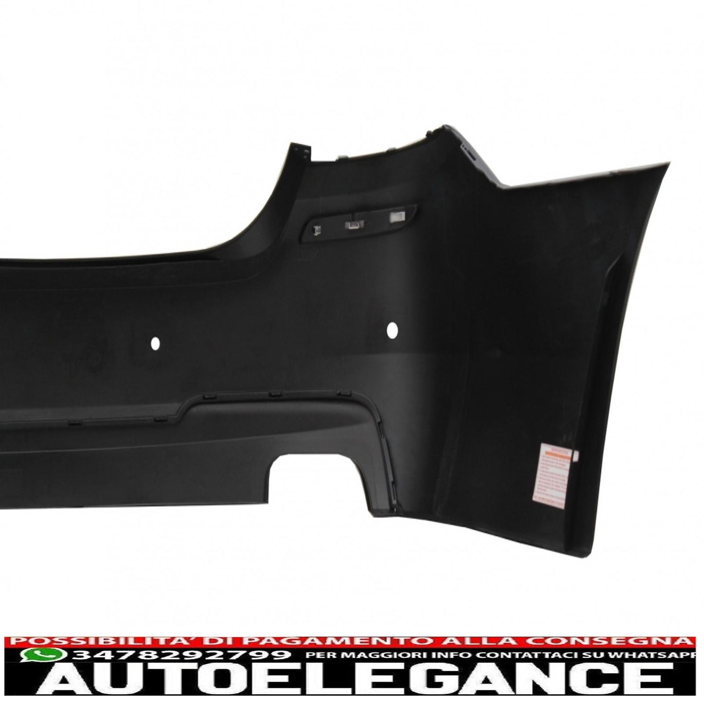 paraurti posteriore e minigonne laterali con diffusore e terminali di scarico in alluminio adatti per BMW Serie 5 F10 (2011-2017) design M-Performance