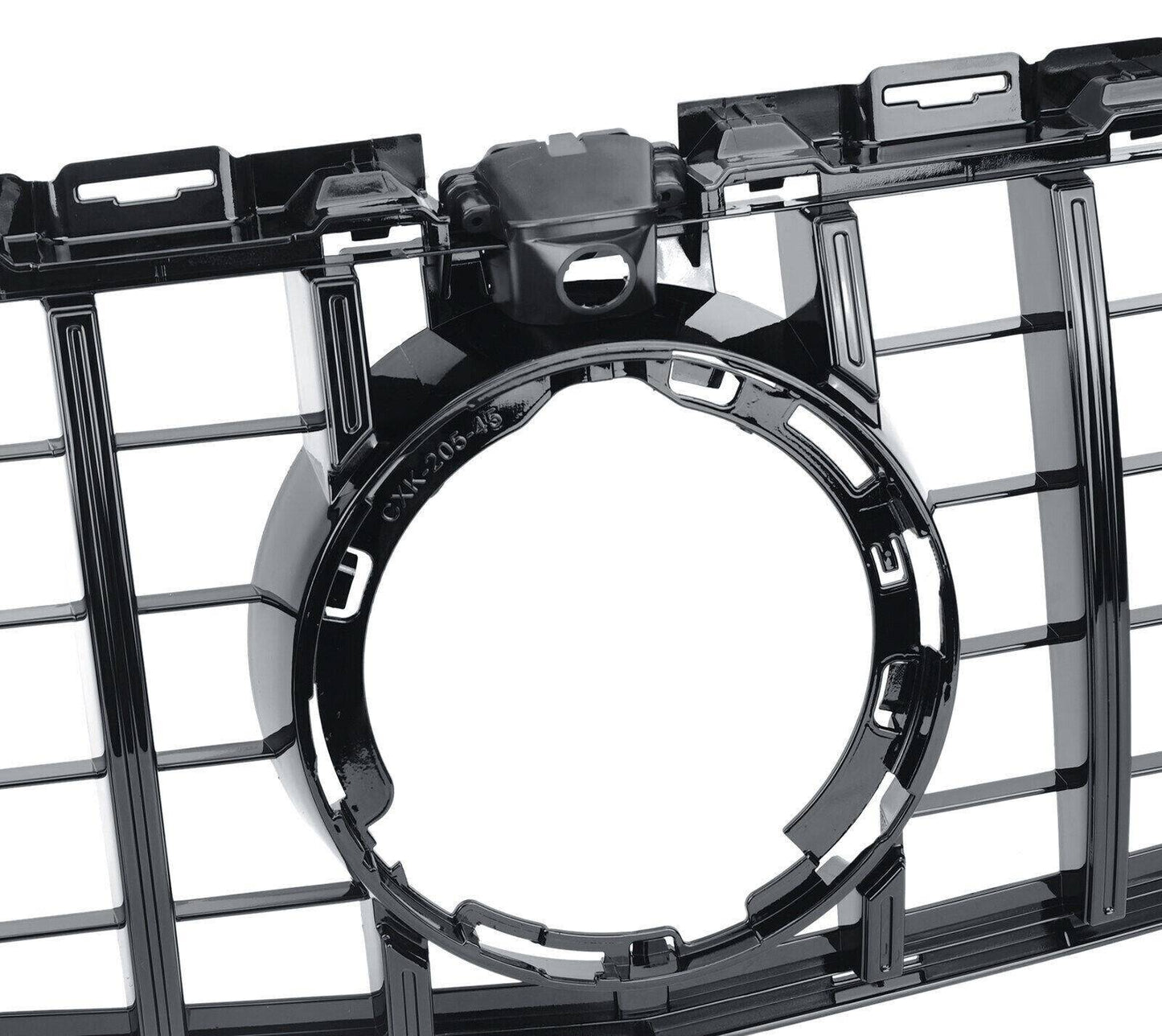 GRILLE SUITABLE FOR MERCEDES C CLASS W205 LIFT 2019-2021 SPORTY LOOK BLACK 