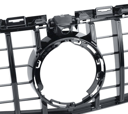 GRILLE SUITABLE FOR MERCEDES C CLASS W205 LIFT 2019-2021 SPORTY LOOK BLACK 