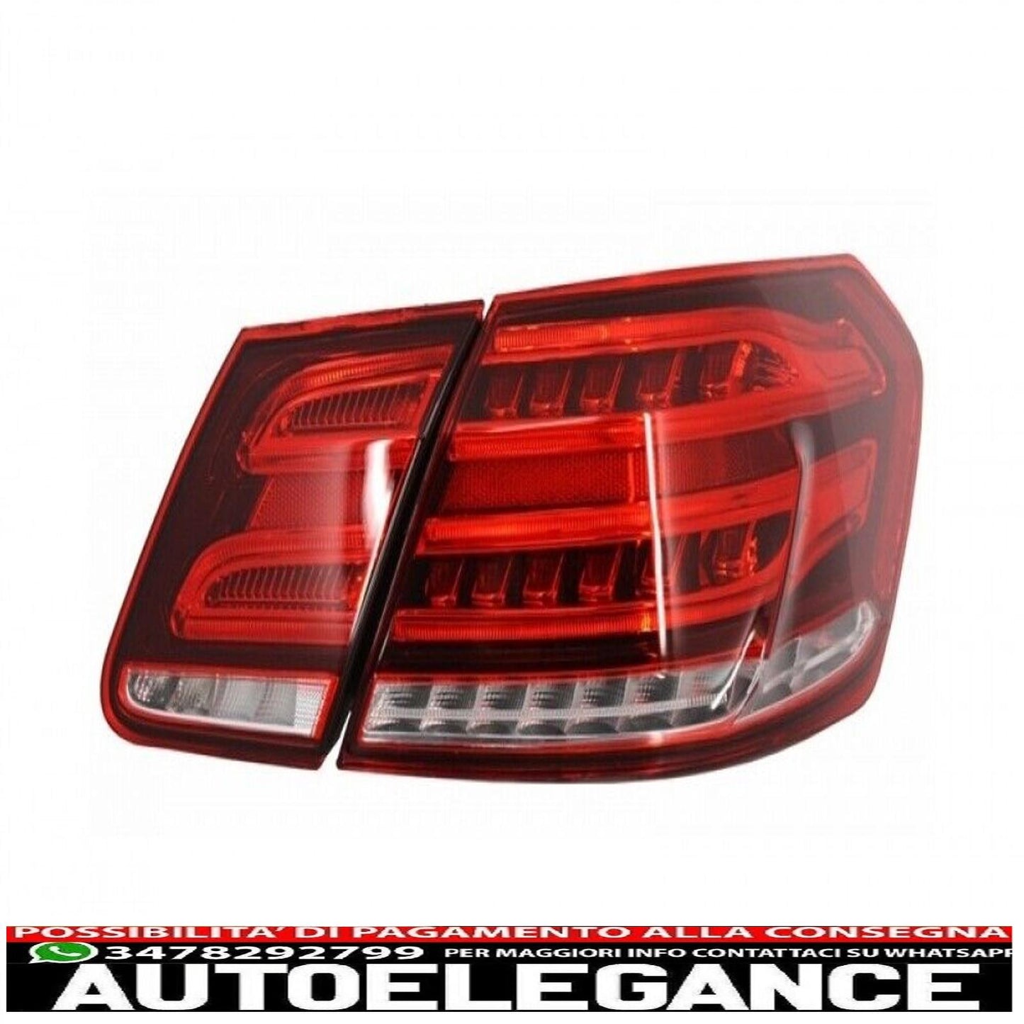 Fanali Posteriori LED per Mercedes Classe E W212 09-13 Trasformazione Facelift Design Rosso Cl-mostra il titolo originaleTesto originaleLED fanali posteriori per Mercedes Classe E W212 09-13 Conversione Facelift Design Rosso Kl