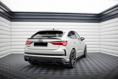 BOOT SPOILER SUITABLE FOR AUDI Q3 SPORTBACK 2019+ GLOSSY BLACK RSQ3 LOOK