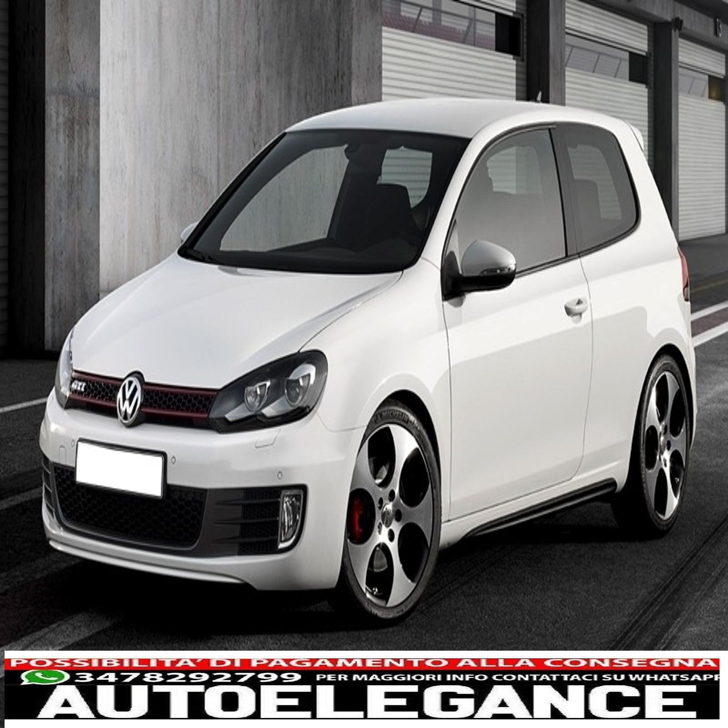 side skirts with side decals white vinyl sticker suitable for vw golf vi golf 6 (2008-2014) gti design