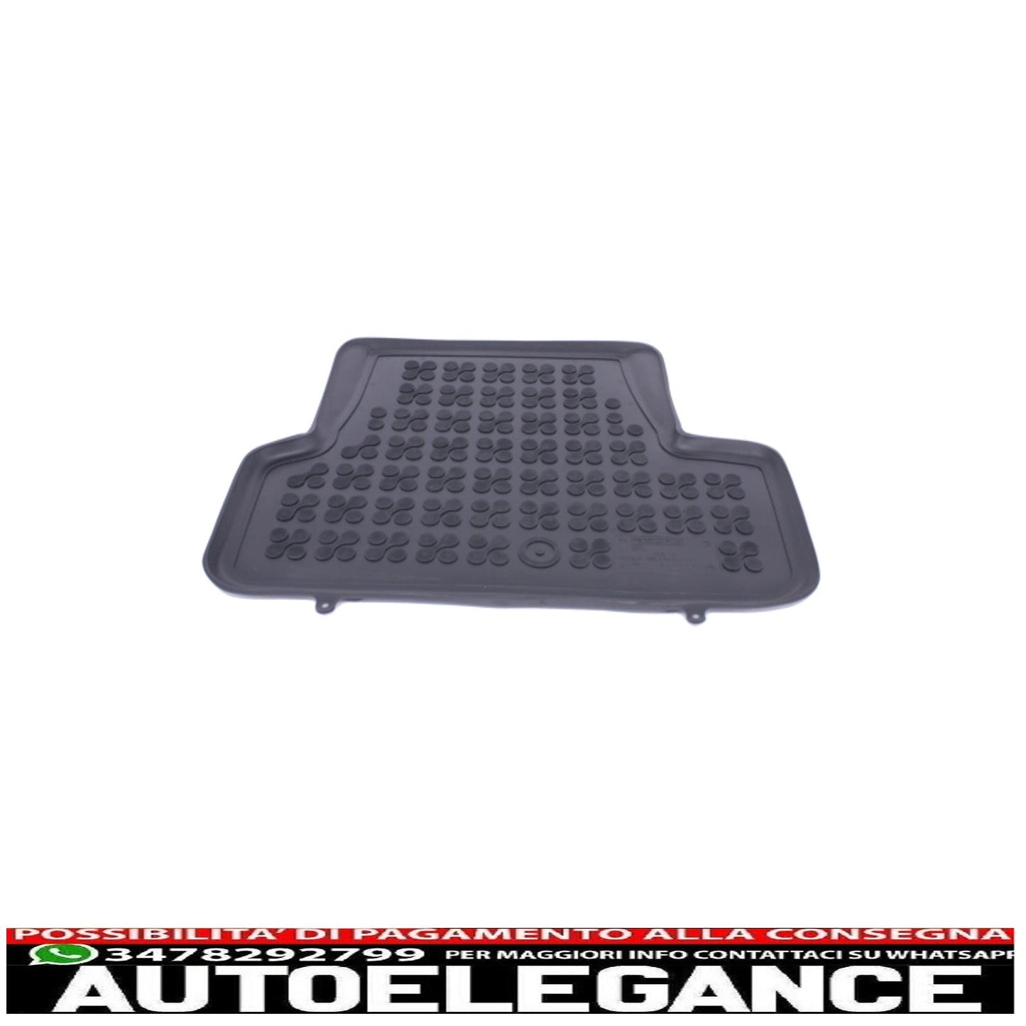 Rubber mat suitable for peugeot 308 2013+ black