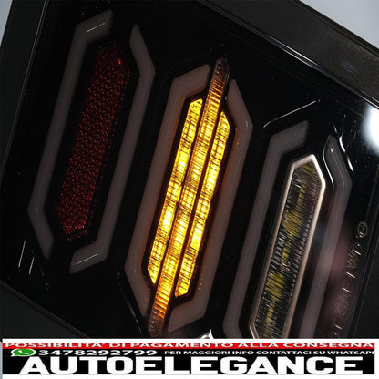 fanali posteriori full led adatti per jeep wrangler jk rubicon (2007-2017) fumè