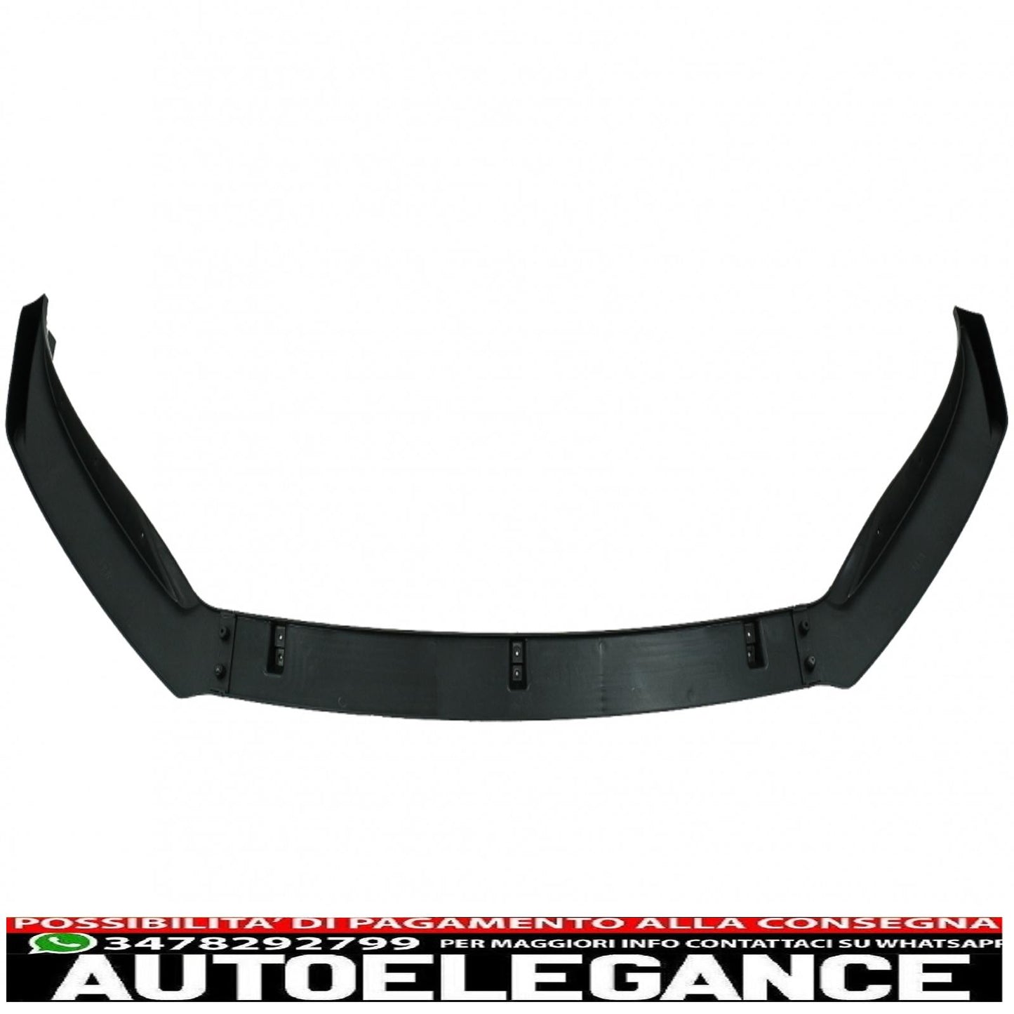 Front Bumper Lip Extension Spoiler Fit For VW Passat B8 3G Limousine Variant (2015-2018) Piano Black