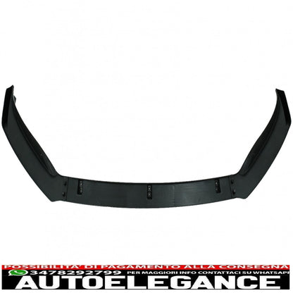 Front Bumper Lip Extension Spoiler Fit For VW Passat B8 3G Limousine Variant (2015-2018) Piano Black