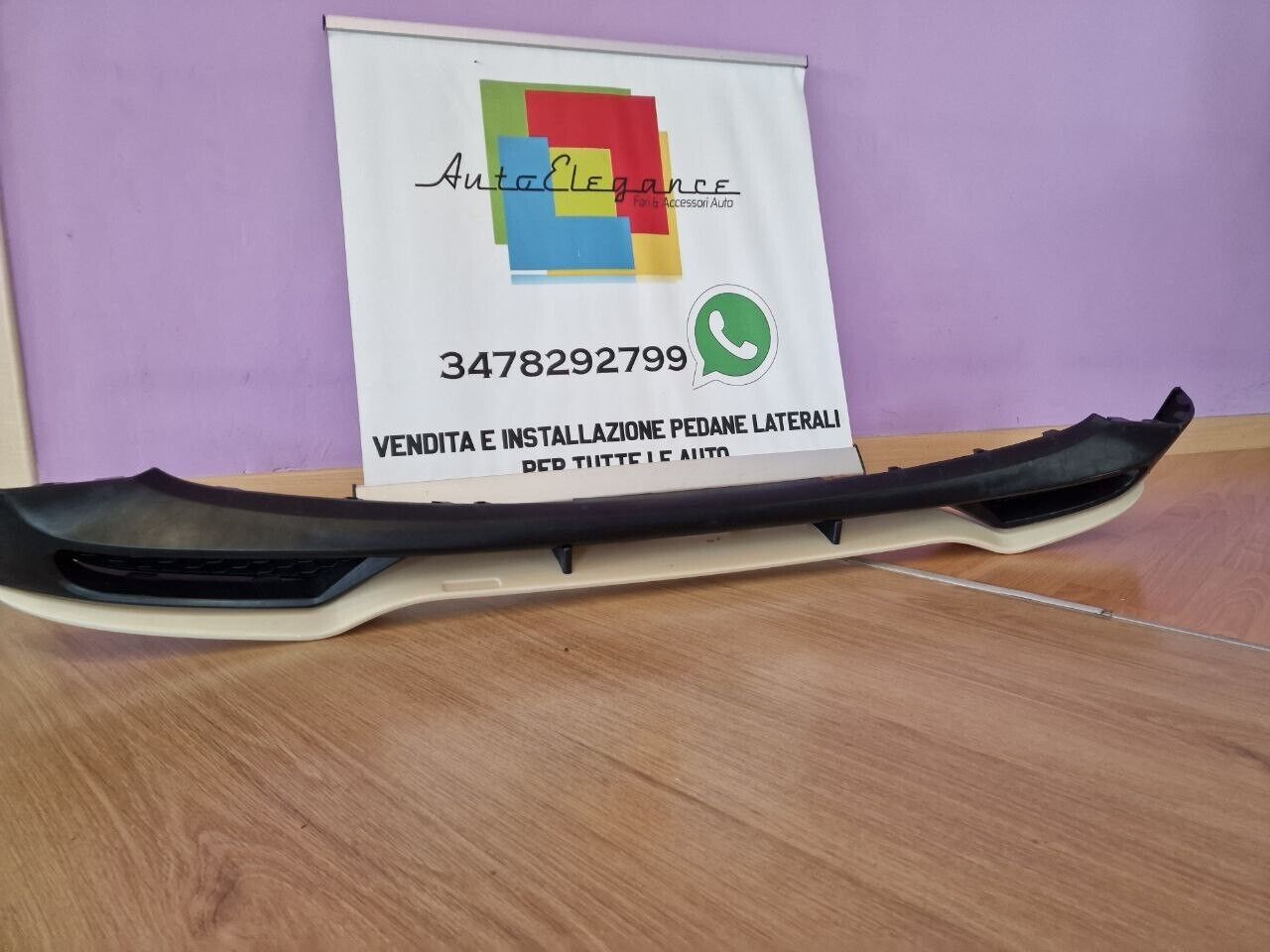 SOTTO PARAURTI ADATTO PER SMART 453 ABS LOOK BRABUS DESIGN GREZZO