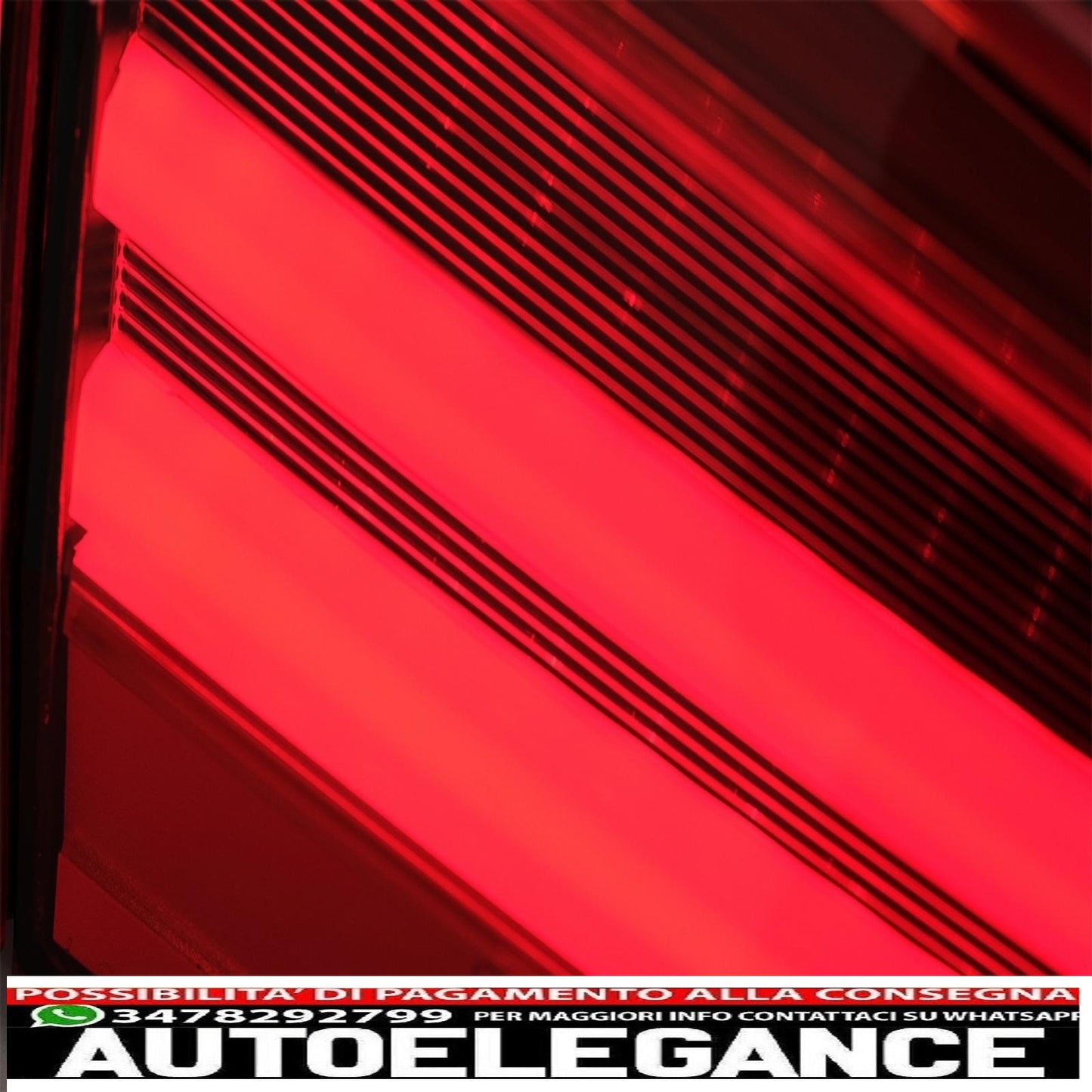 conversione fanali posteriori a led al design lci adatti per bmw serie 3 f30 pre lci lci (2011-2019) rosso trasparente con luce di svolta sequenziale dinamica AUTOELEGANCERICAMBI