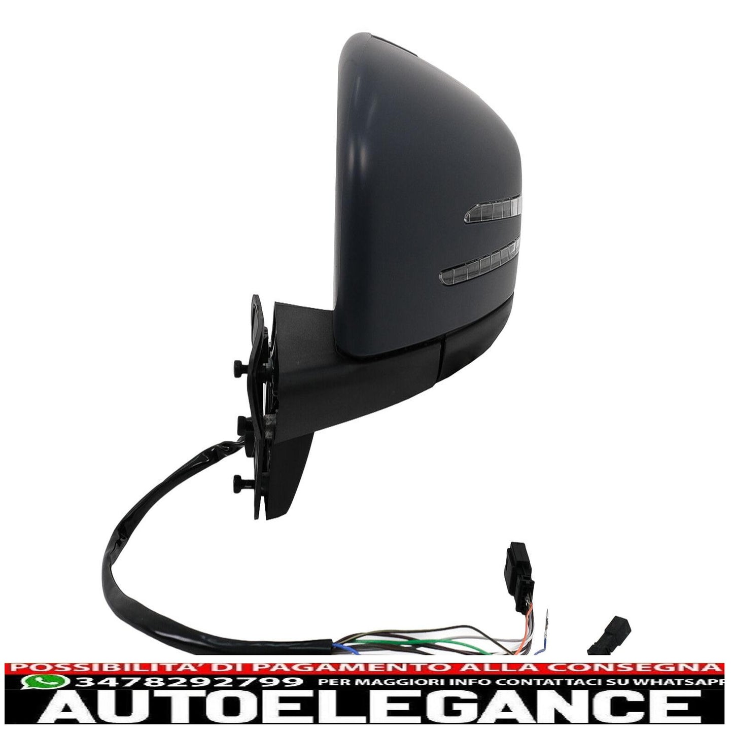 Complete Mirror Assembly for Mercedes G W463 89-18 SMD LED Lights Black - show original titleOriginal textComplete Mirror Assembly for Mercedes G W463 89-18 SMD LED Lights Black