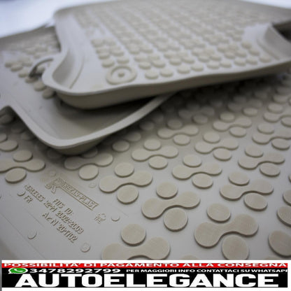 Beige rubber mat suitable for mercedes e class w211 2002-2009