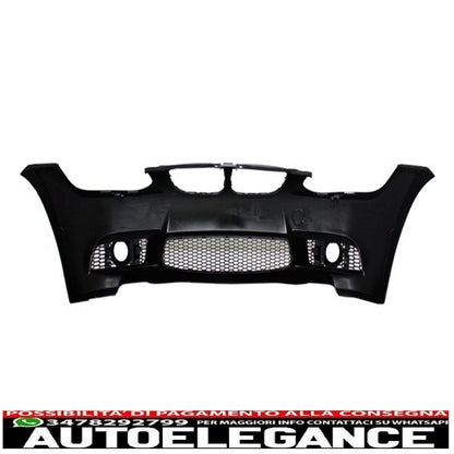 paraurti anteriore con parafanghi anteriori e minigonne adatto a bmw serie 3 e92 coupe e93 cabrio (2006-2009) m3 look senza pdc e proiettori