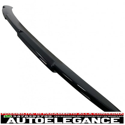 Trunk Spoiler Lip Suitable For Mercedes E Class W213 (2016-2019) Piano Black