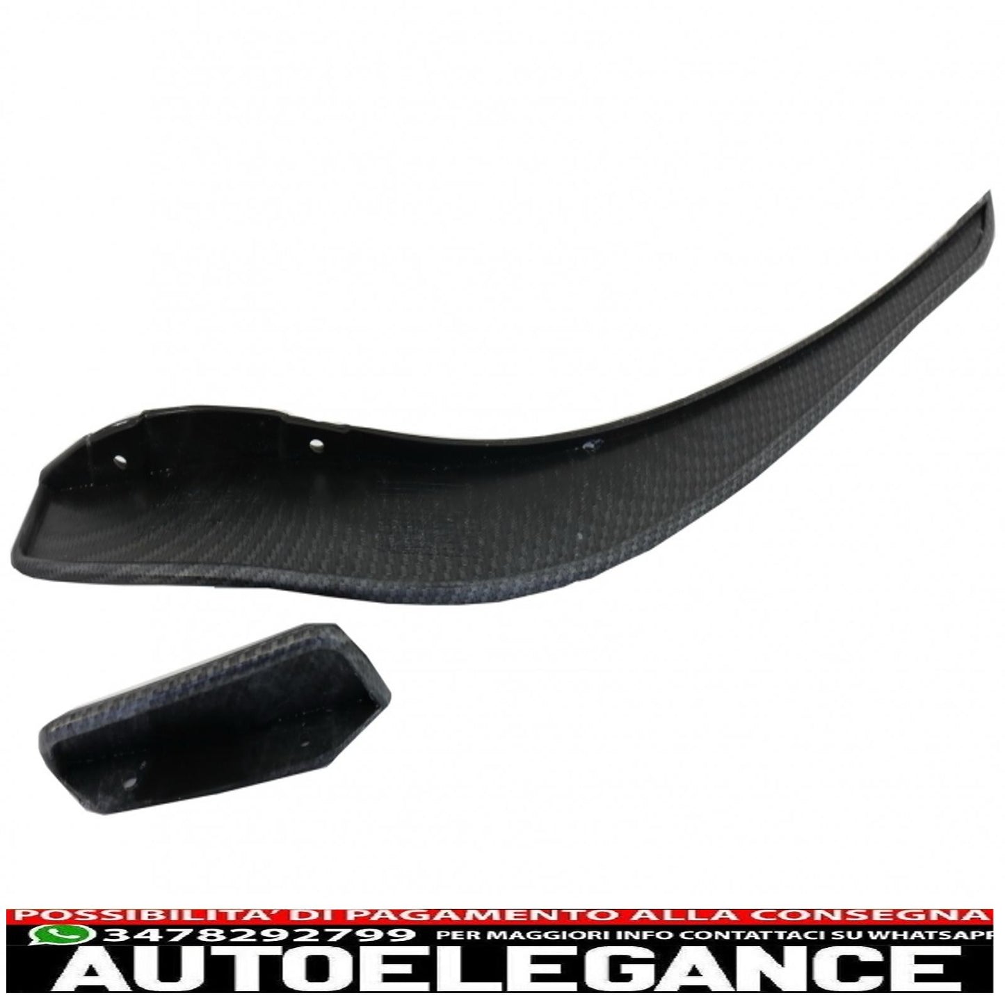Front Bumper Splitter Aerodynamic Wings Suitable For Mercedes Benz CLA W117 C117 X117 (2013-2016) CLA45 A-Design Carbon Film Cover