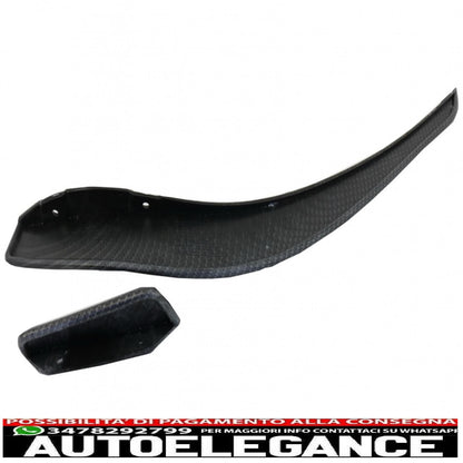 Front Bumper Splitter Aerodynamic Wings Suitable For Mercedes Benz CLA W117 C117 X117 (2013-2016) CLA45 A-Design Carbon Film Cover
