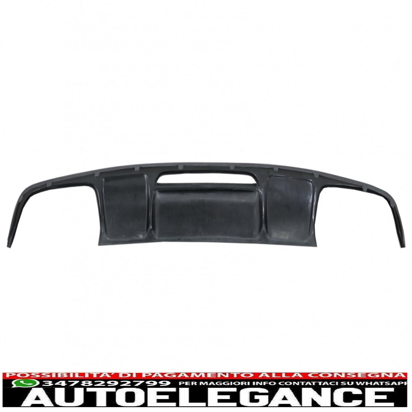 diffusore paraurti posteriore adatto per mercedes cls berlina w218 (2012-2017) solo per paraurti standard