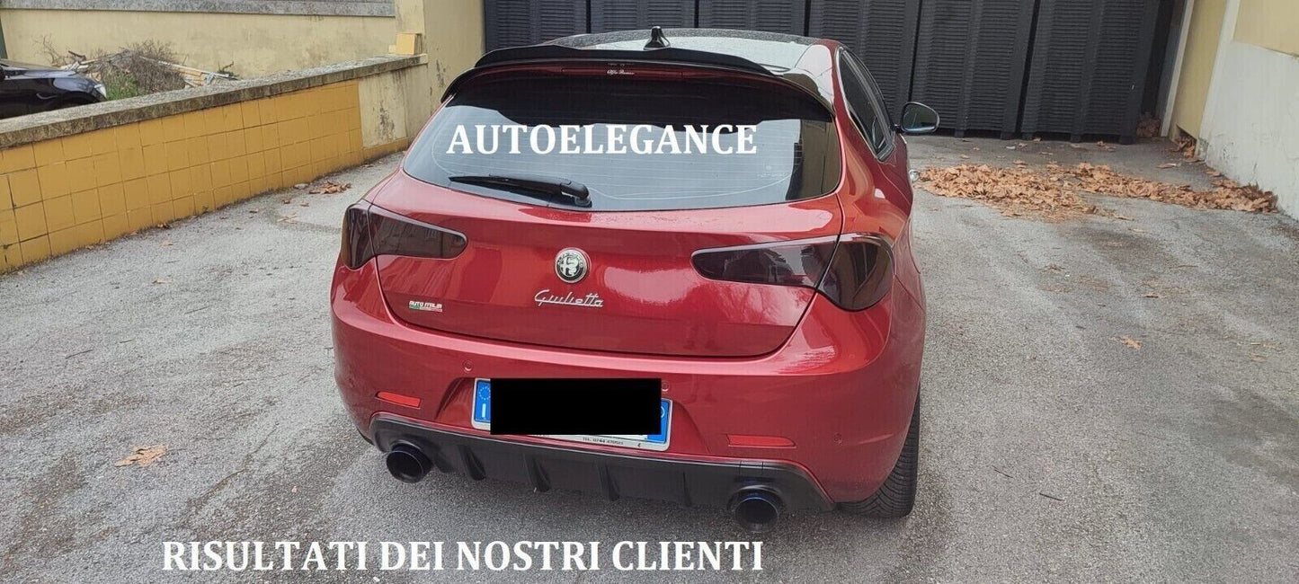 Additional rear spoiler suitable for Alfa Romeo Giulietta sporty look
