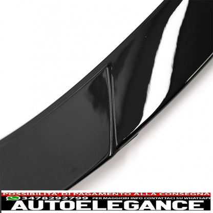 trunk spoiler suitable for mercedes e class w213 (2016-2019) piano black 