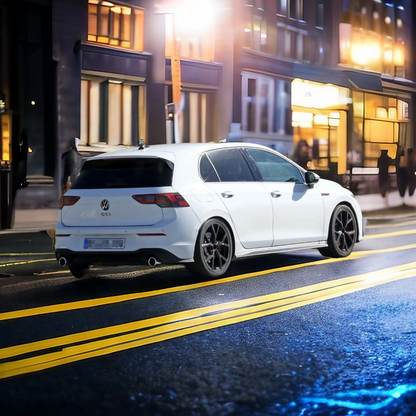 PARAURTI POSTERIORE ADATTO PER VW GOLF 8 LOOK GTI GREZZO DESIGN SPORTIVO
