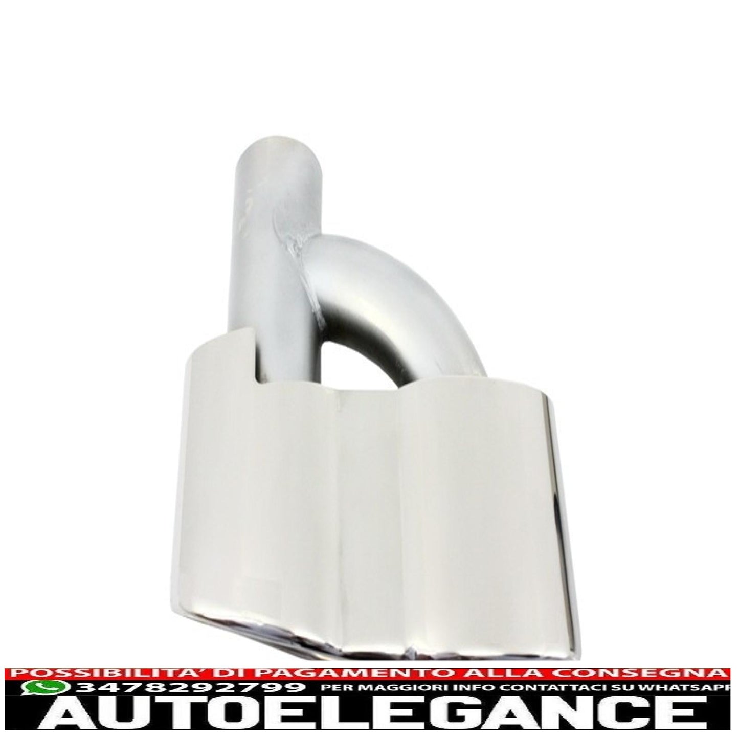 Exhaust tips suitable for mercedes s class w221 (2005-2013) s65 s63 design 