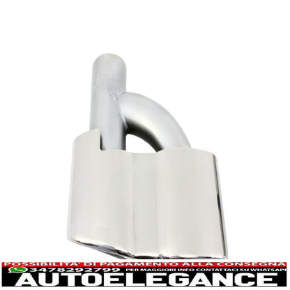 Exhaust tips suitable for mercedes s class w221 (2005-2013) s65 s63 design 