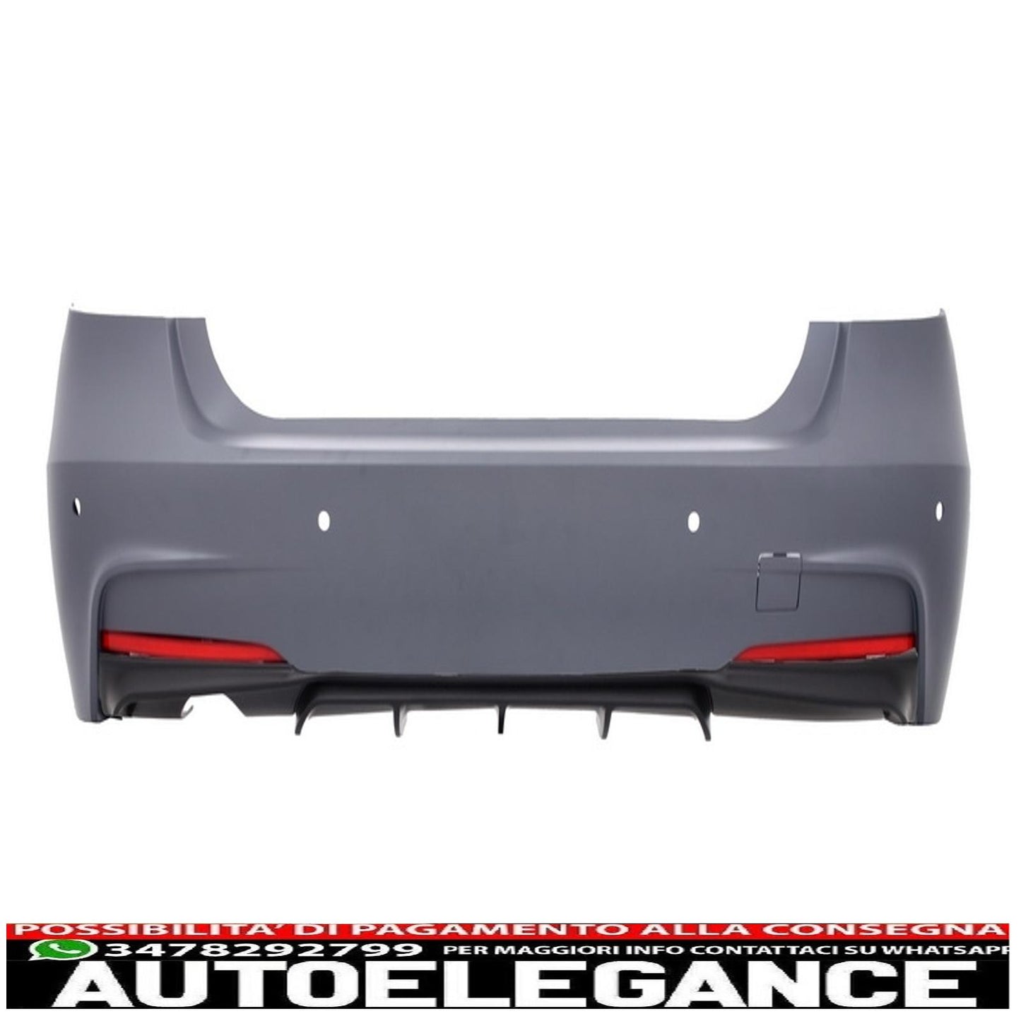 complete body kit suitable for BMW F30 (2011-up) single exhaust outlet in m-performance design 