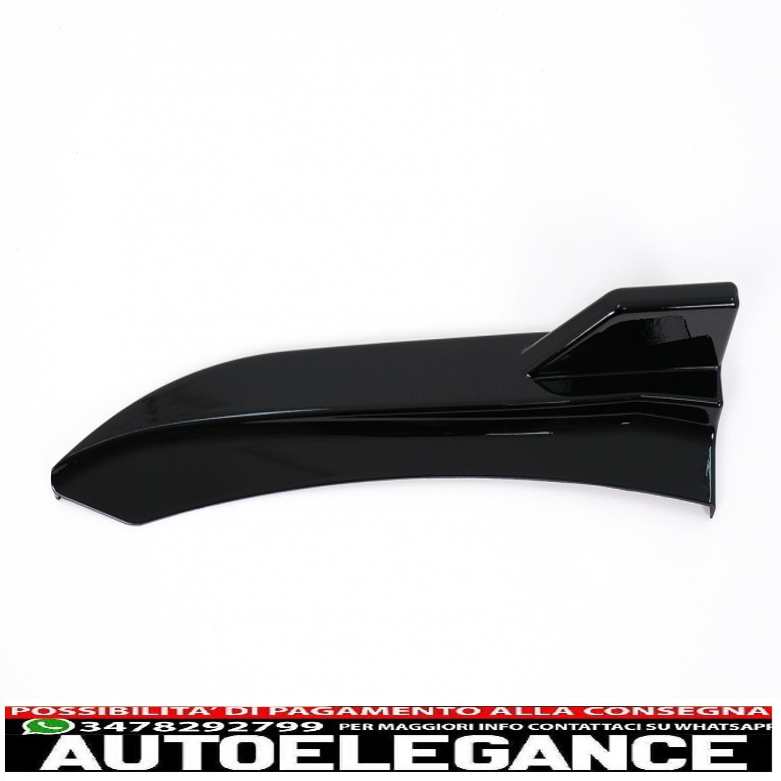 alette paraurti posteriori alette laterali flic adatte per bmw serie 3 f30 f31 (2011-2019) pianoforte nero AUTOELEGANCERICAMBI