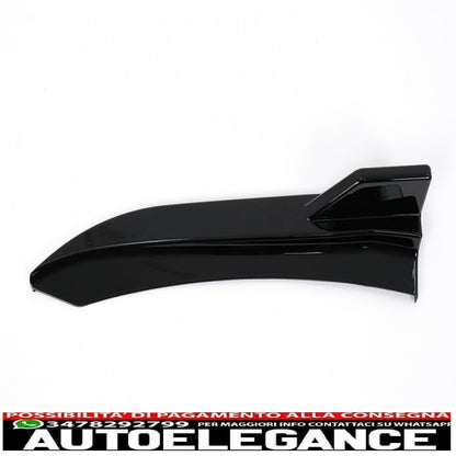 alette paraurti posteriori alette laterali flic adatte per bmw serie 3 f30 f31 (2011-2019) pianoforte nero AUTOELEGANCERICAMBI