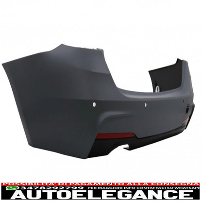 complete body kit suitable for bmw 3 series touring f31 (2011-02.2017) m-technik design with chrome front fenders and bonnet