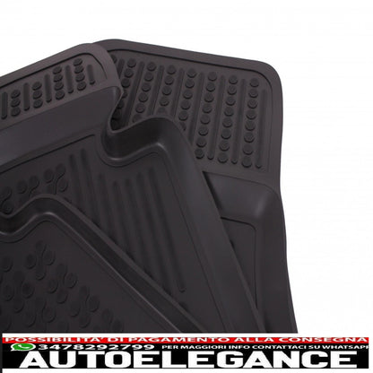 Black rubber mat suitable for bmw 3 series f34 gran turismo gt (2013-2018)