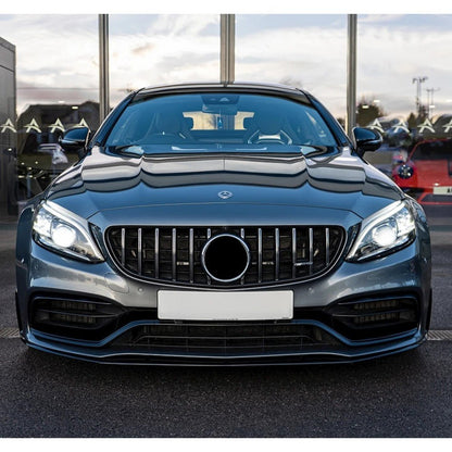 PARAURTI ANTERIORE ADATTO PER MERCEDES-BENZ CLASSE C W205 2019-2021 LOOK C63